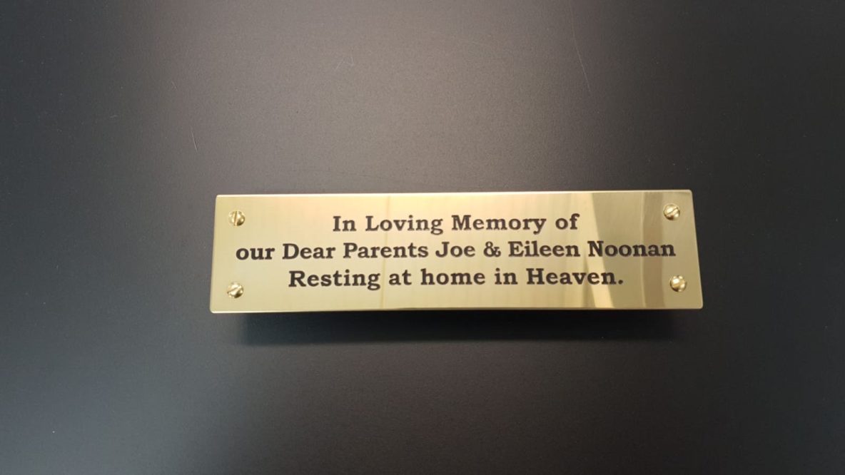 Memorial Plaques - Church Plaques